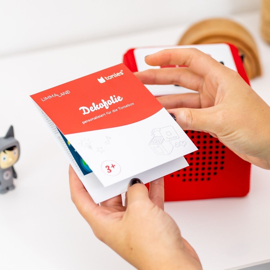 Toniebox Schutzfolie auspacken Toniebox Schutzfolie auspacken