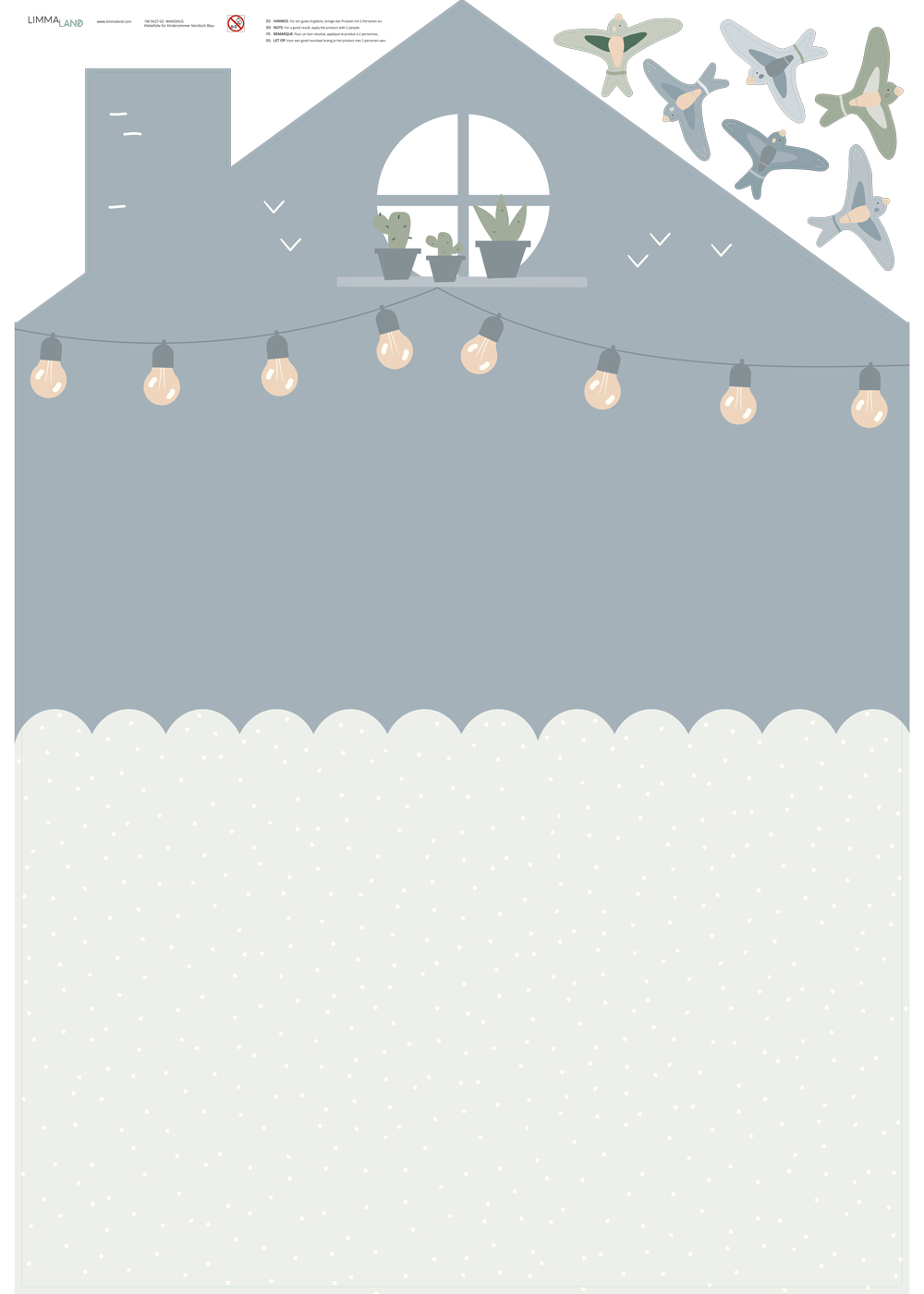 klebefolie haus kinderzimmer wandhus nordisch blau 99 klebefolie haus kinderzimmer wandhus nordisch blau 99