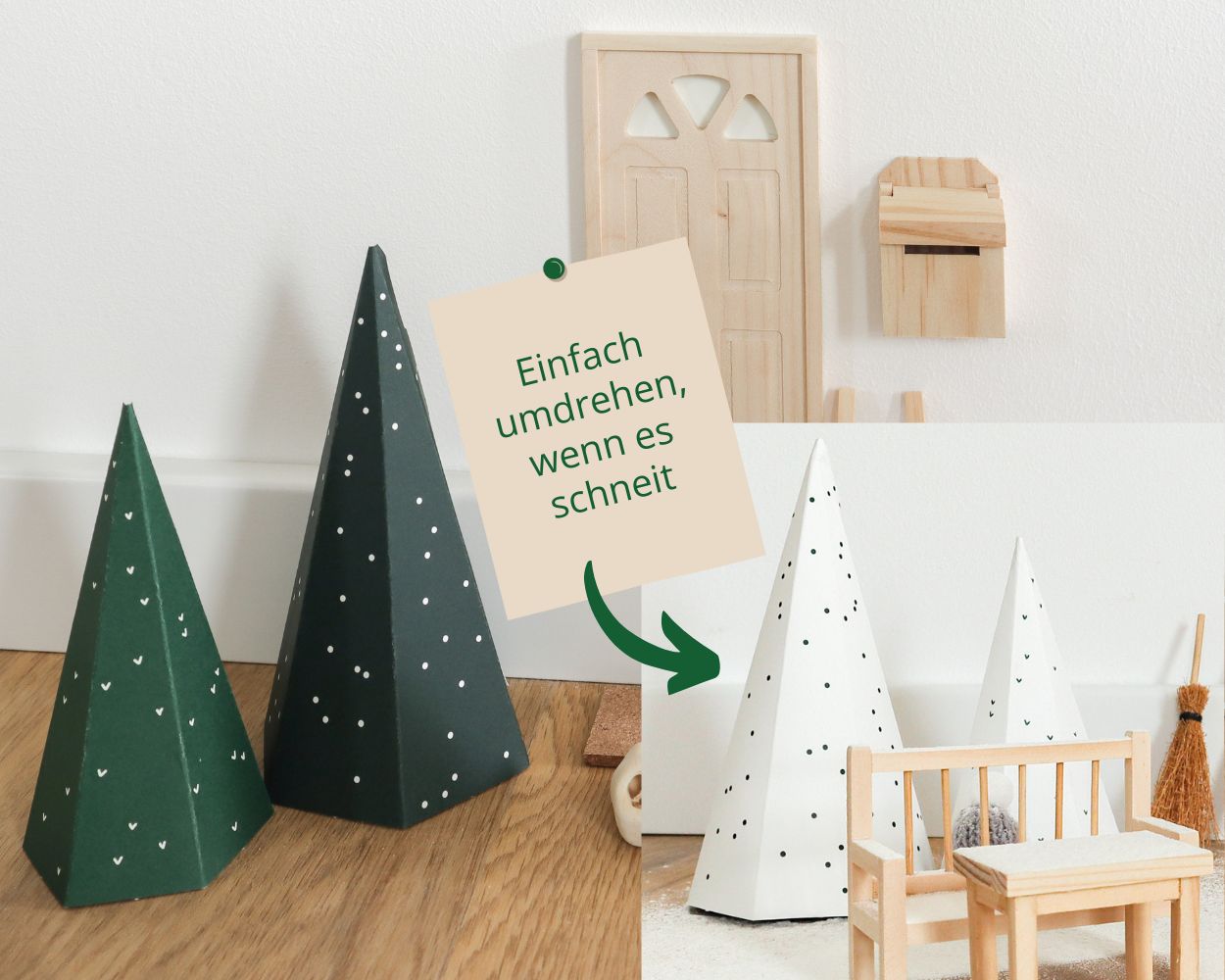 Wichteltür mit Zubehör Wichteltür mit Zubehör