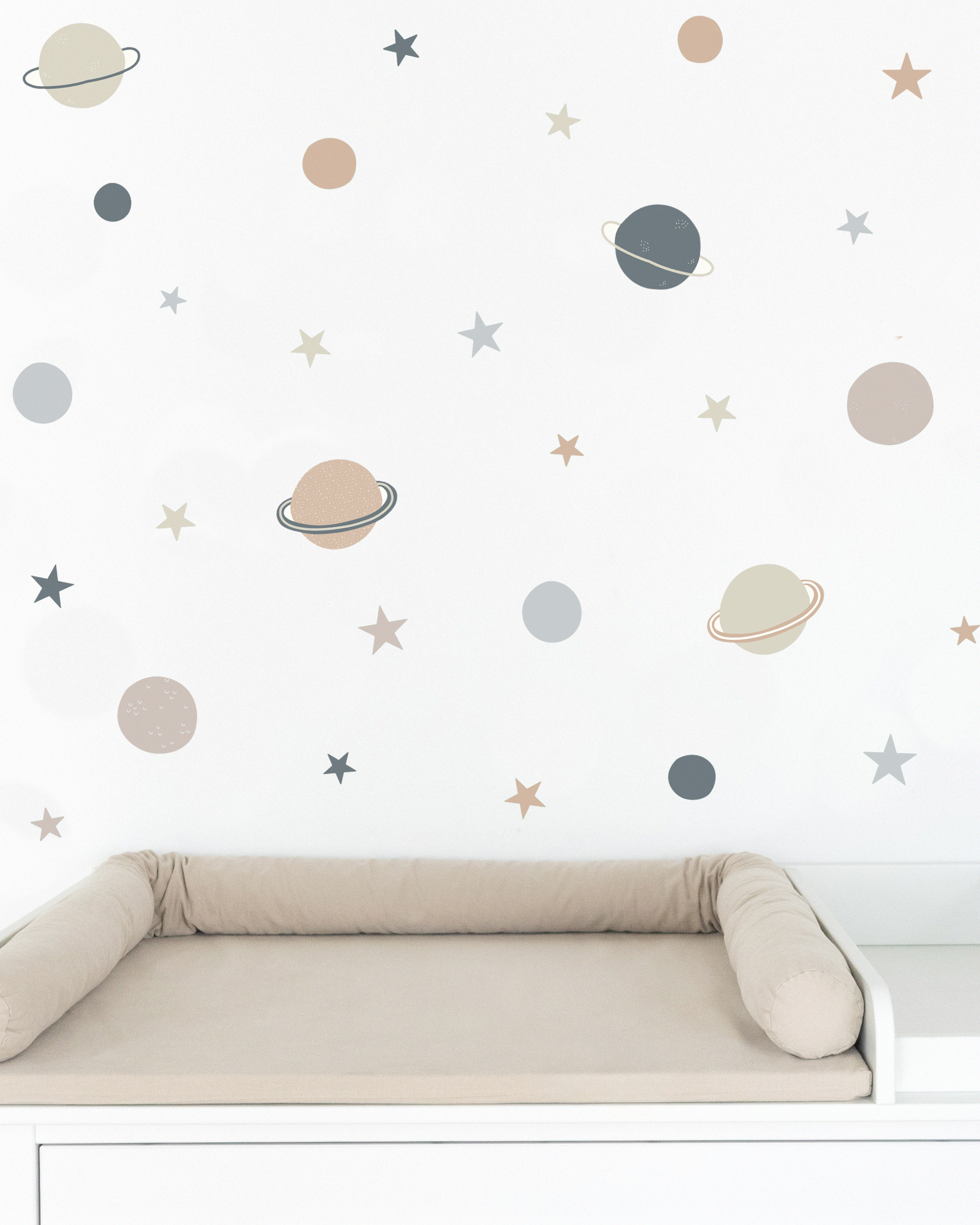 stickerset unendlig mini beige blau 1