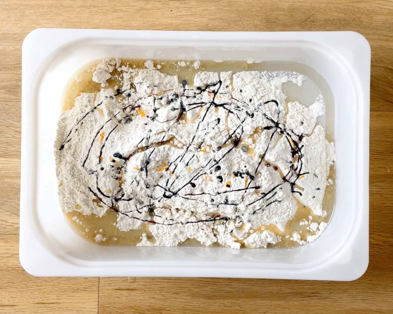 Zaubersand selber machen Farbe zugeben Zaubersand selber machen Farbe zugeben