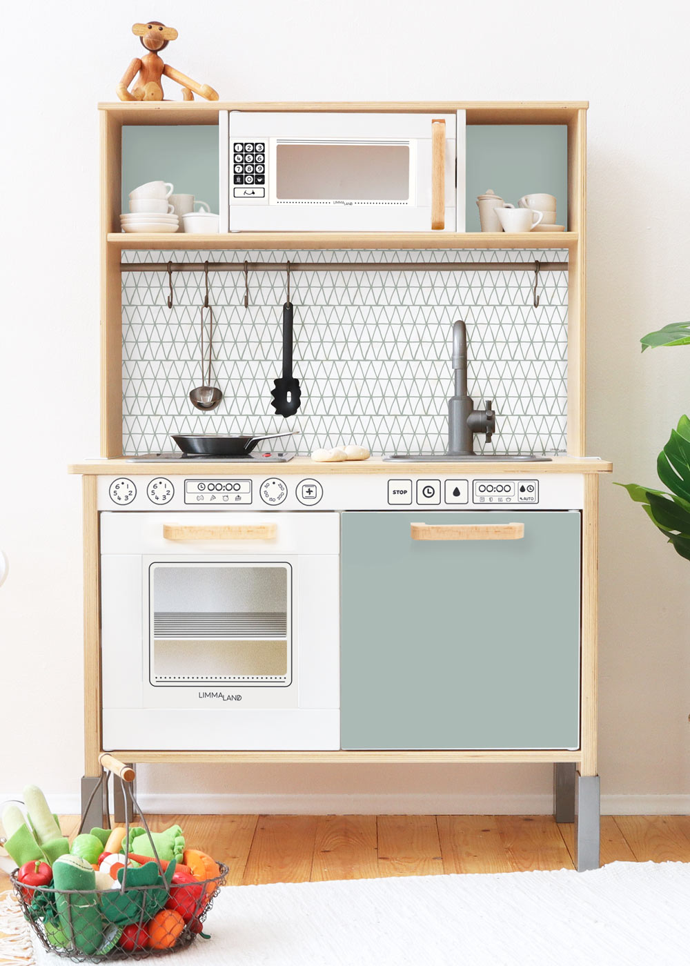 klebefolie ikea duktig kinderkueche koekset weiss 1