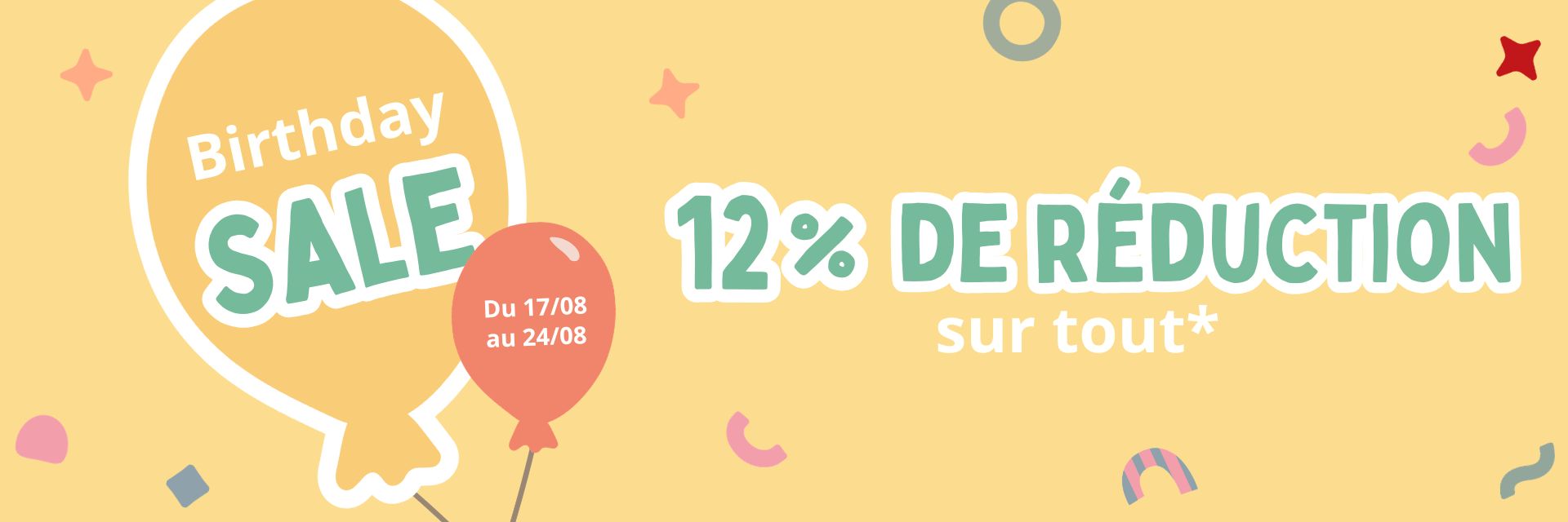Birthday Sale