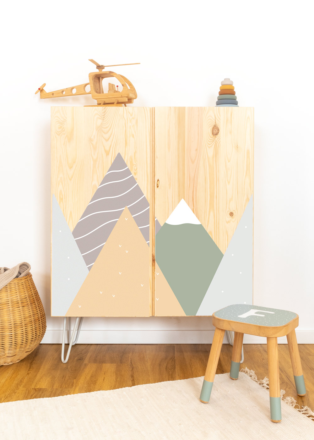 stickerset ikea ivar schrank bergig eukalyptus 0