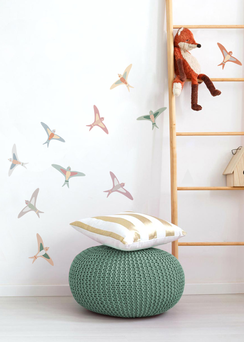 stickerset wand moebel voegel 2 1 stickerset wand moebel voegel 2 1