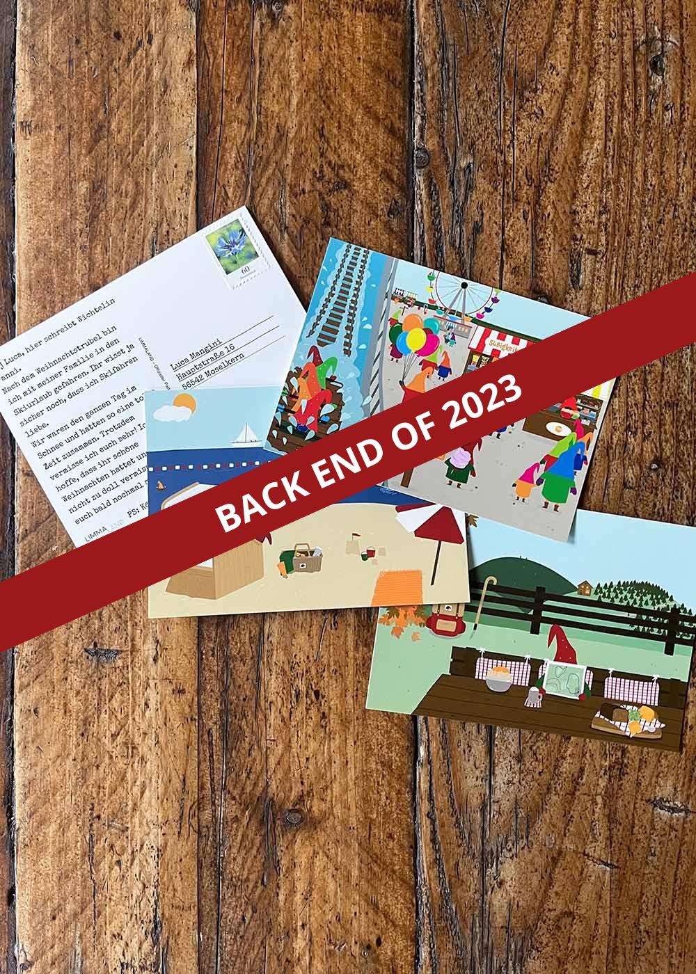 postkartenset wichtel rejse 00