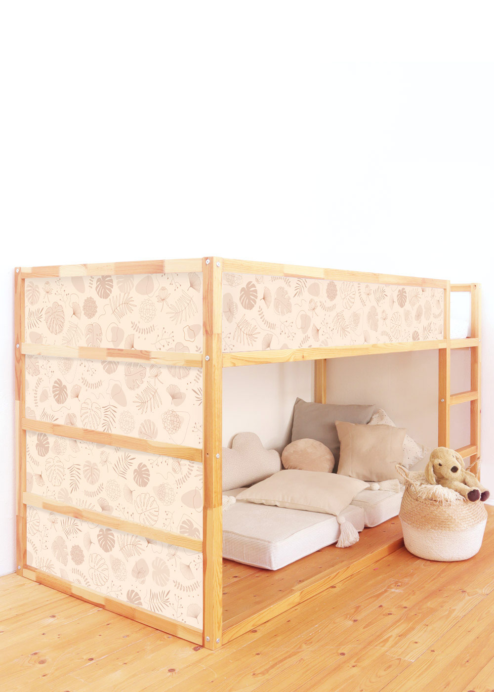 klebefolie ikea kura hochbett monstera 5er set 0