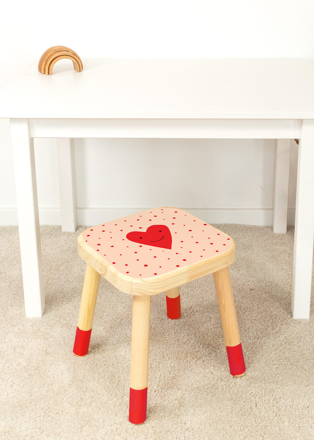 klebefolie ikea flisat kinderhocker glyklig herz 2 klebefolie ikea flisat kinderhocker glyklig herz 2