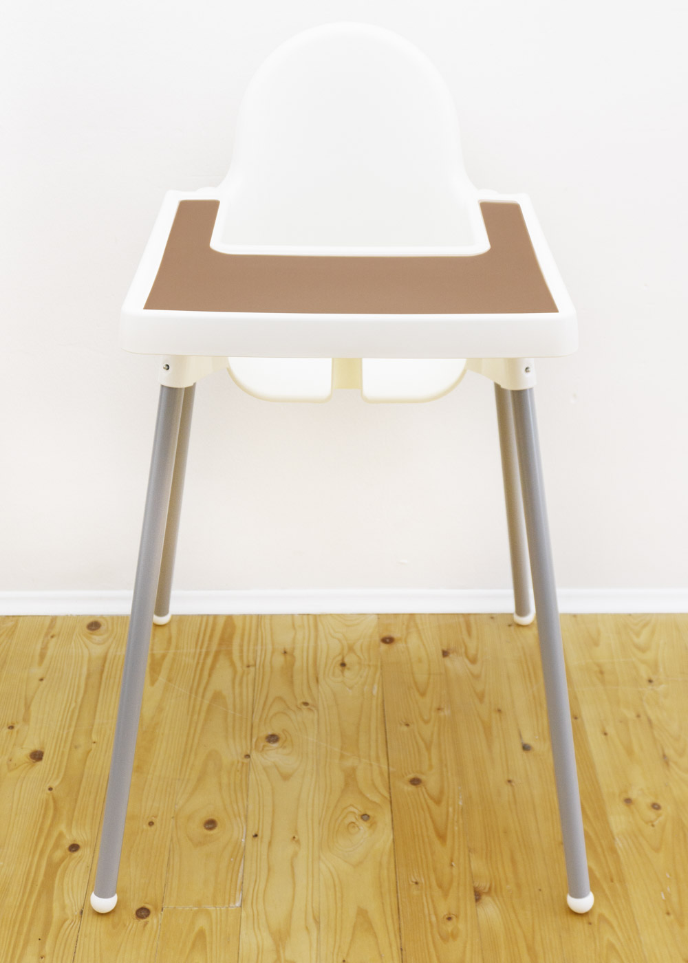 Silikonmatte Ikea Antilop Hochstuhl Klecka Mat terrakotta Gesamtansicht