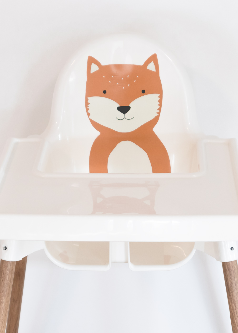 Klebefolie für IKEA ANTILOP Hochstuhl mit Tiermotiv Fuchs selbstklebend Ikea Zubehör