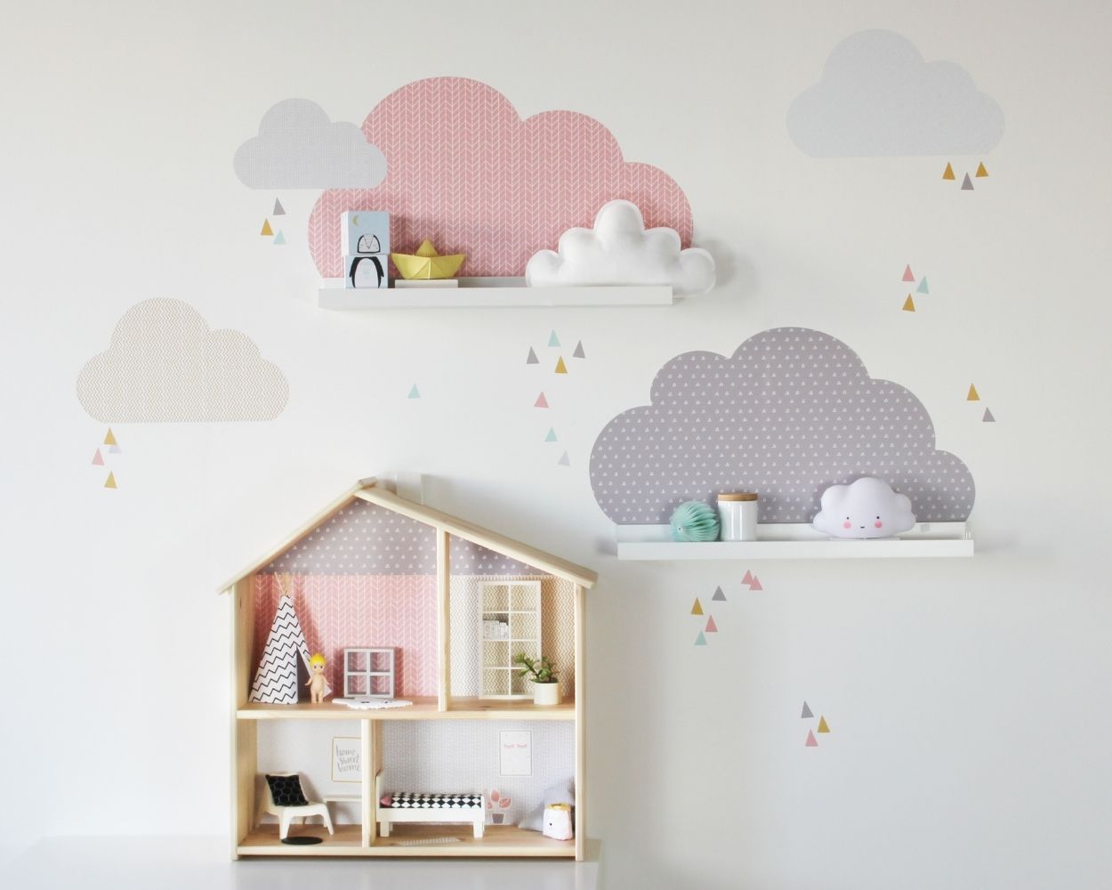 Kinderzimmer Wolken