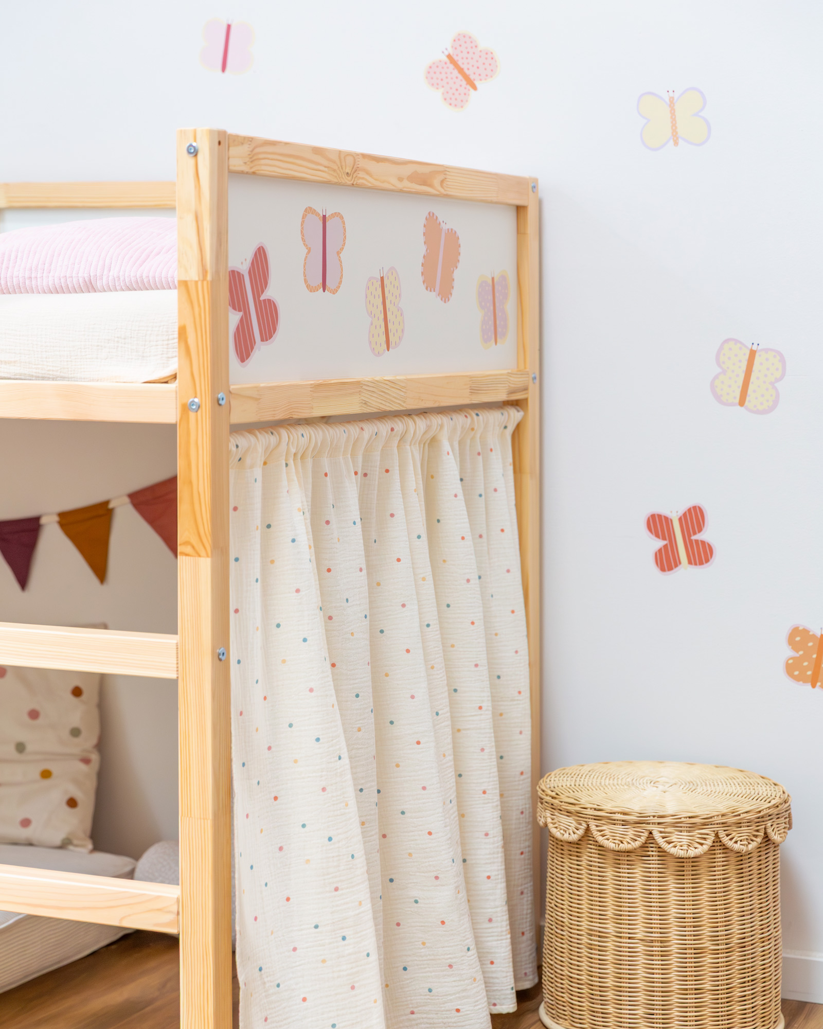 klebefolie ikea kura hochbett smetterlin 2er set 4