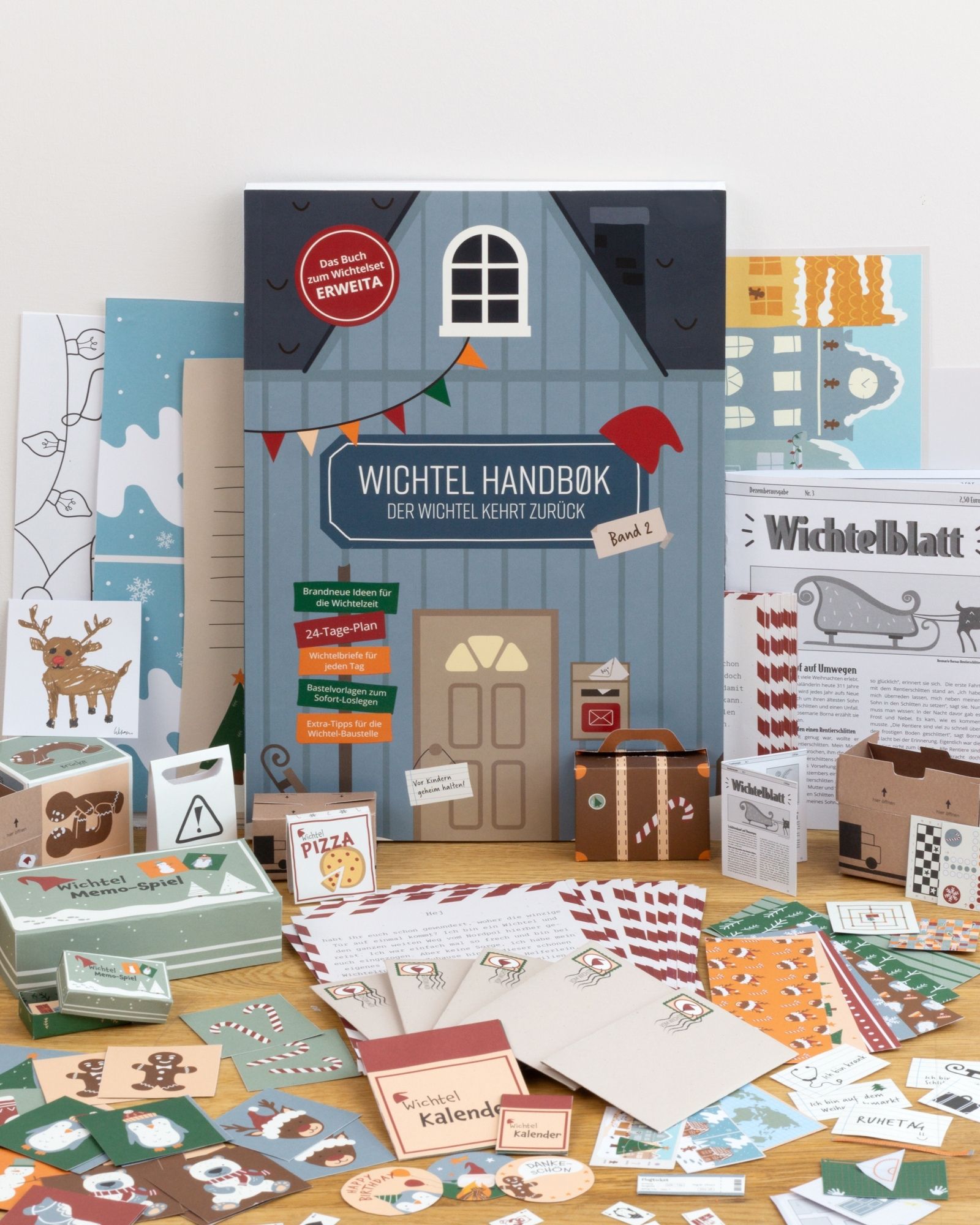 Wichtel-Handbuch, Buch, Wichtelzeit, Haus, Bastelset