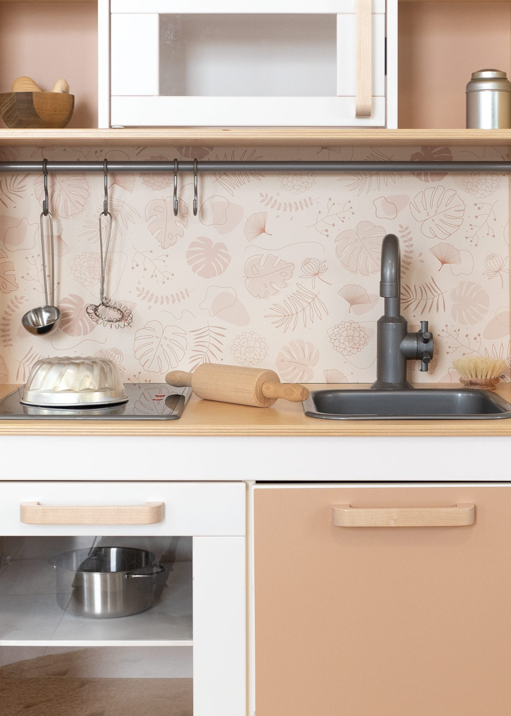klebefolie ikea duktig kinderkueche monstera toffee 01