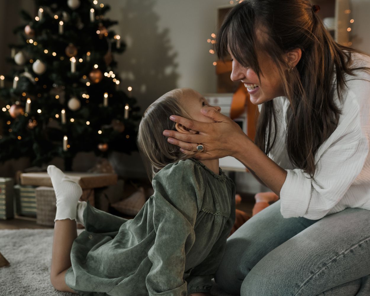 Weihnachten Mutter und Kind Weihnachten Mutter und Kind