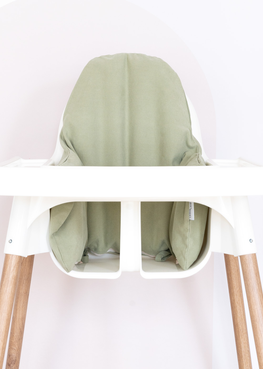 Eukalyptus Kissenhülle für den IKEA Antilop Kinderhochstuhl