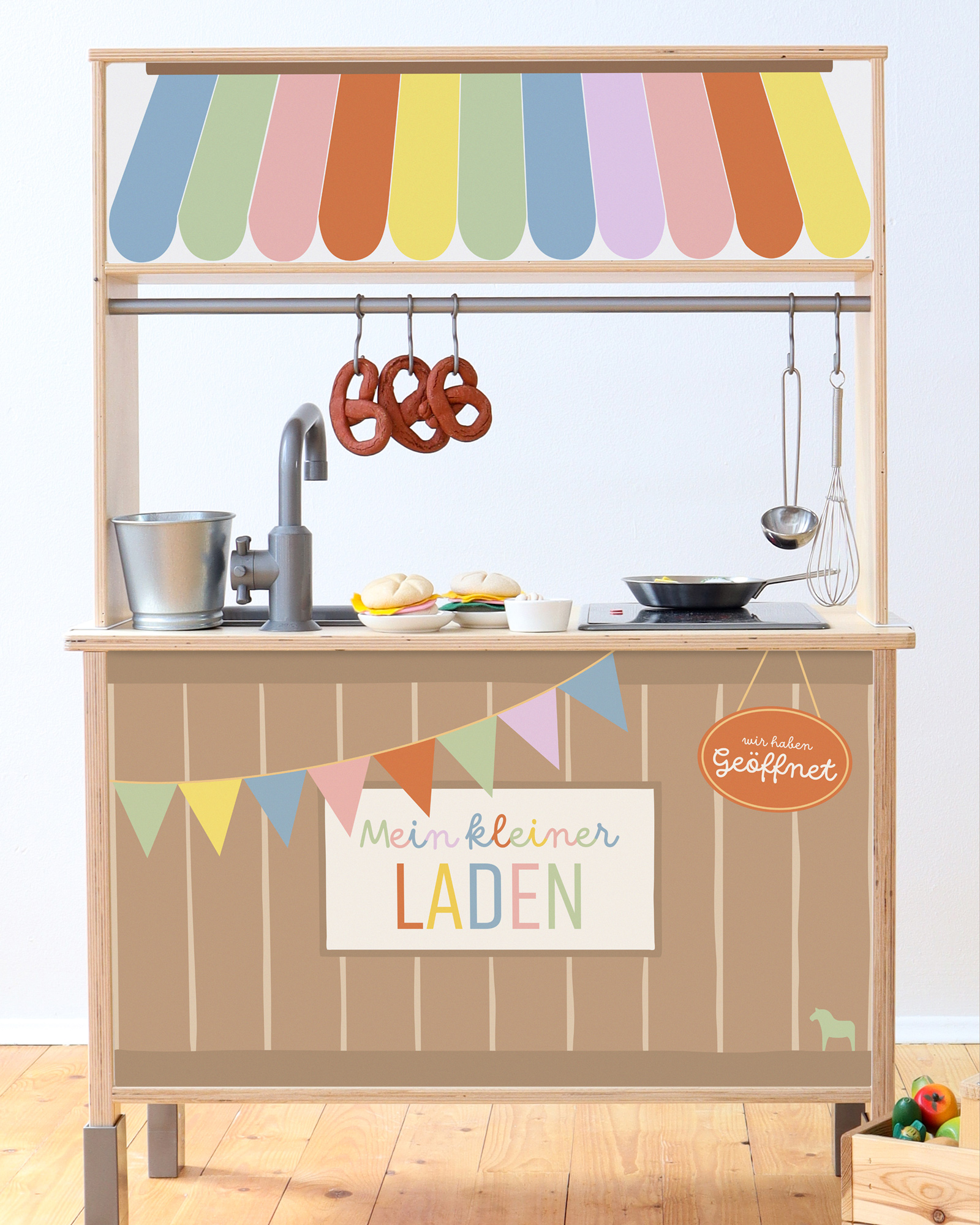 klebefolie ikea duktig kinderkueche rueckseite lille bud 0