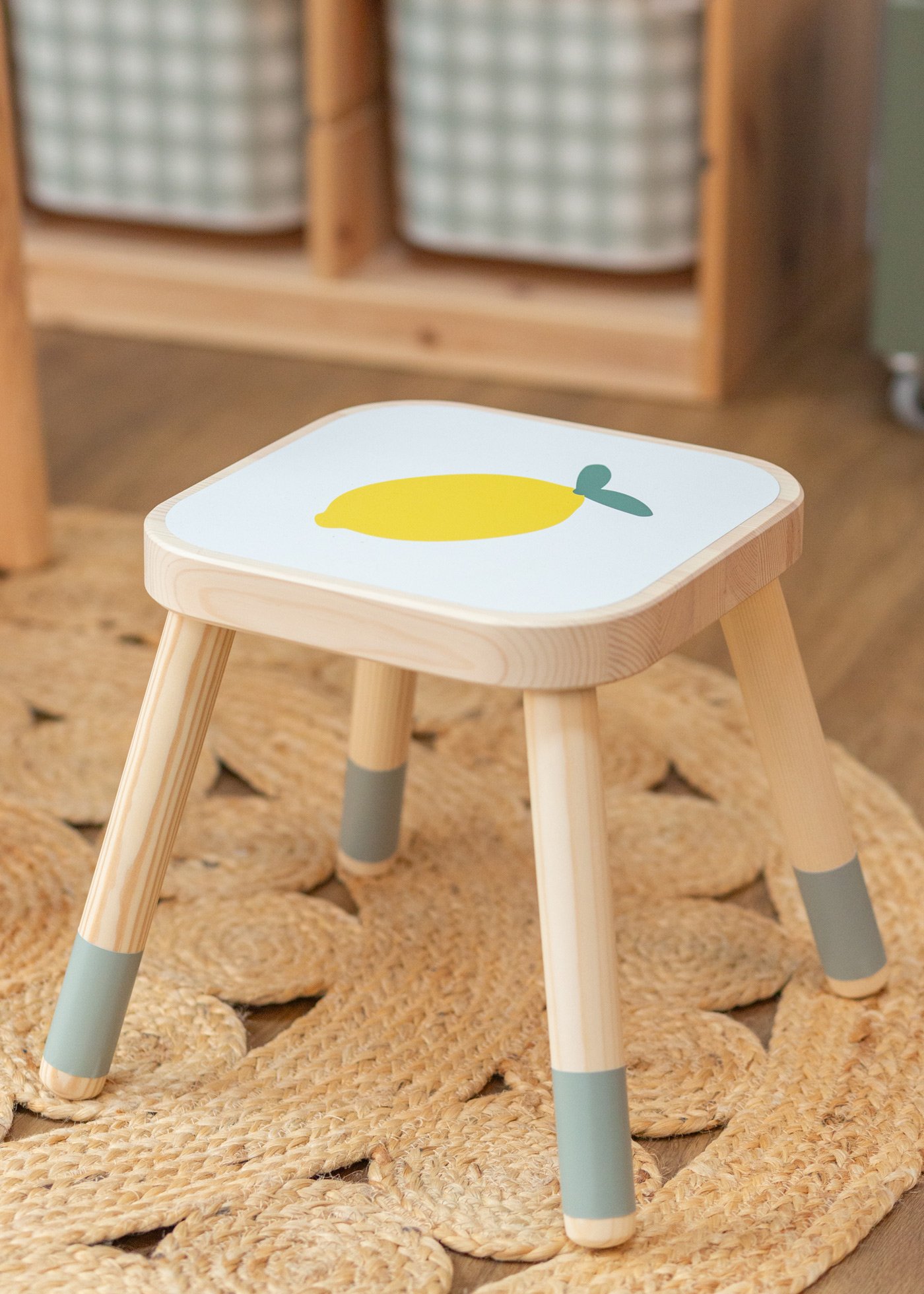 klebefolie ikea flisat kinderhocker zitronig 0