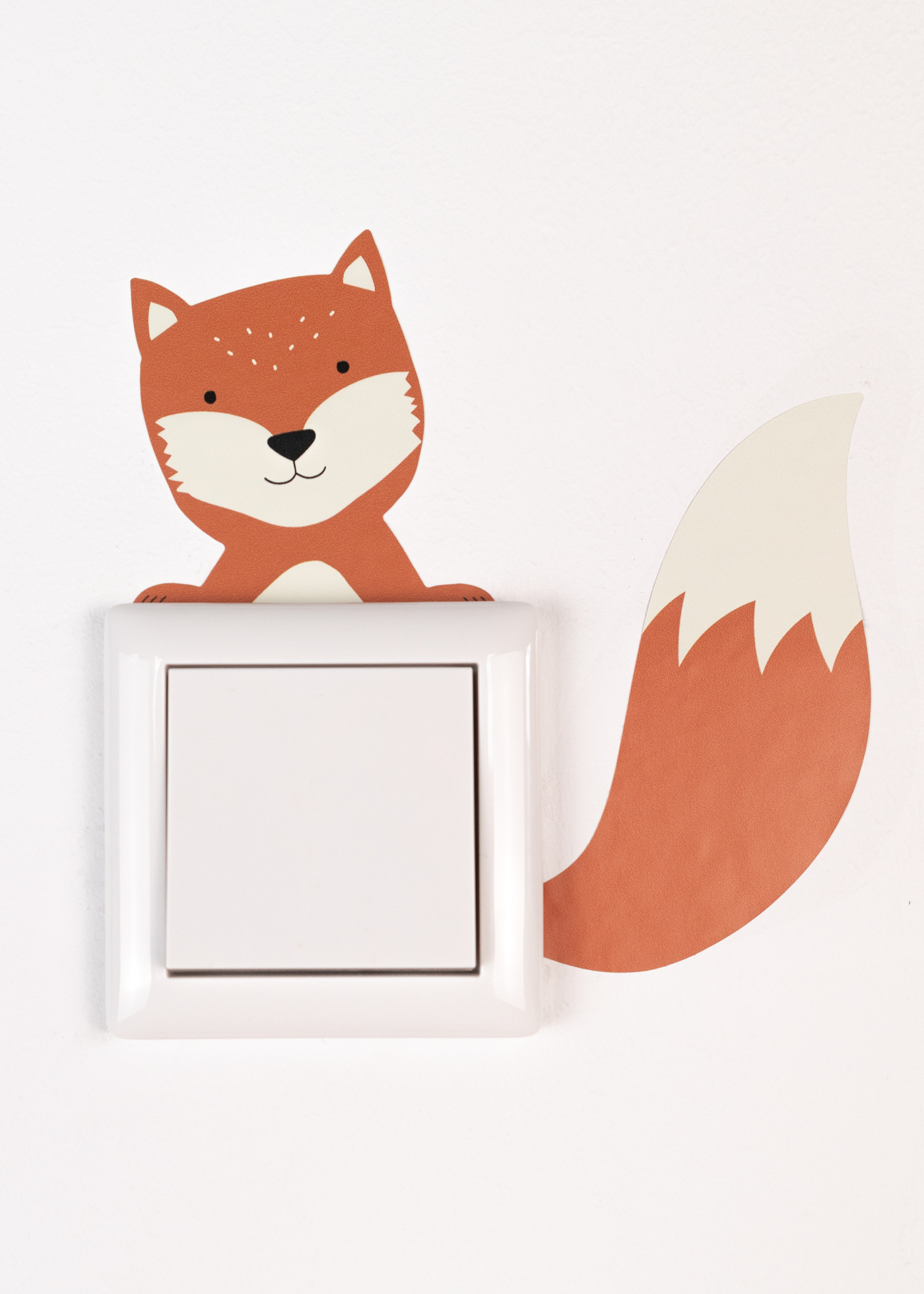Lichtschalter Sticker mit Tiermotiv Fuchs
