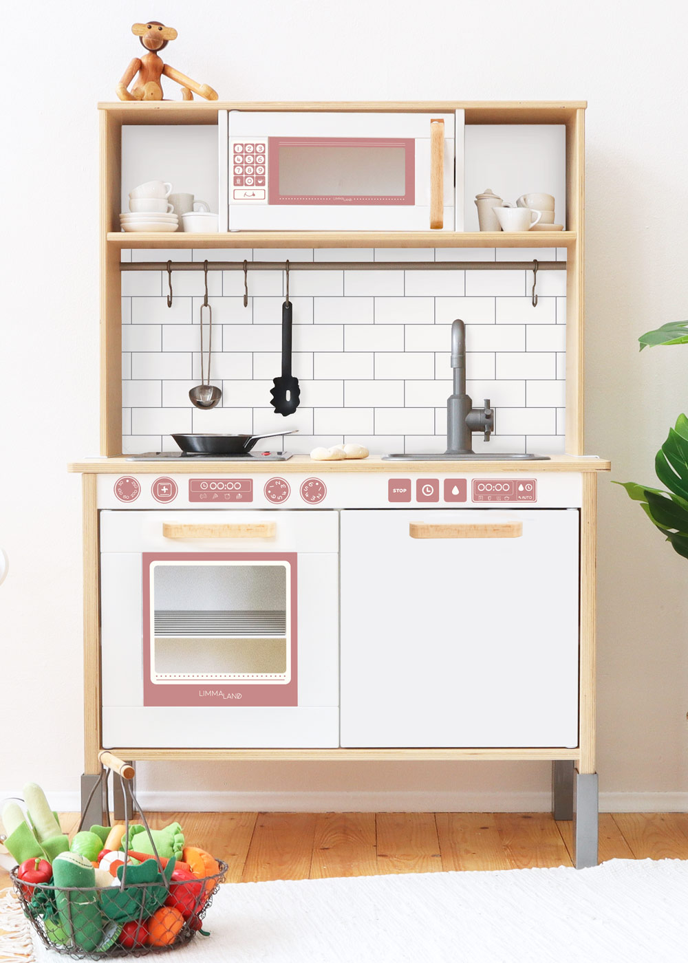 klebefolie ikea duktig kinderkueche koekset rosenholz 4