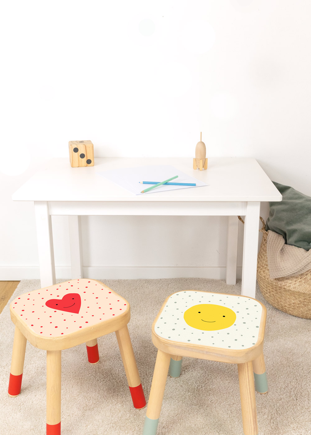 klebefolie ikea flisat kinderhocker glyklig smiley 4 klebefolie ikea flisat kinderhocker glyklig smiley 4