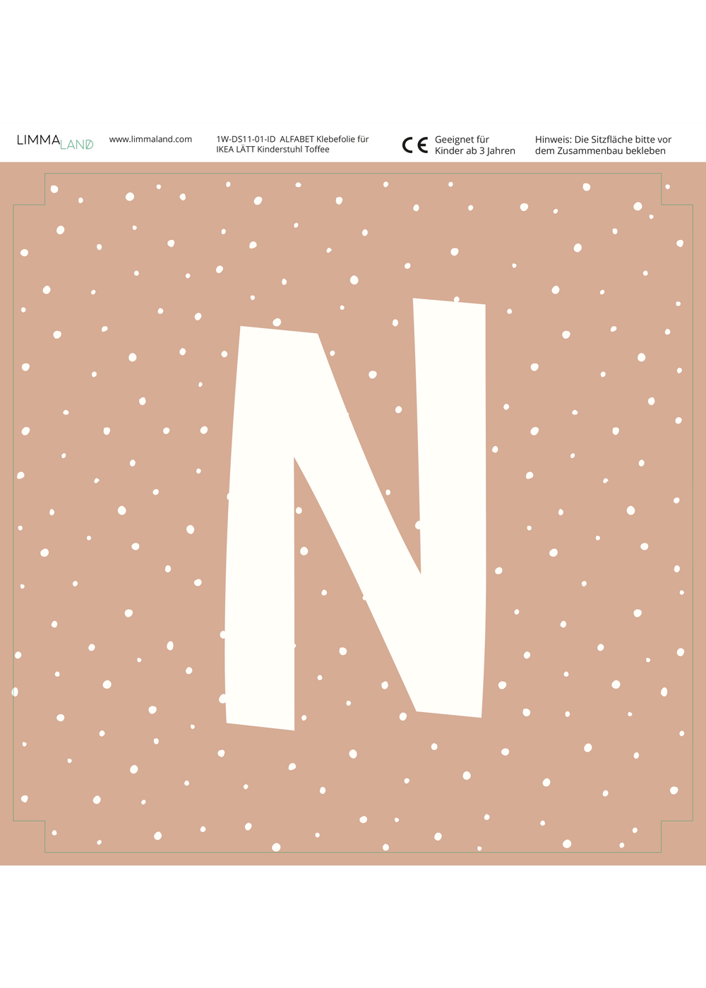 klebefolie ikea laett kinderstuhl alfabet toffee 9