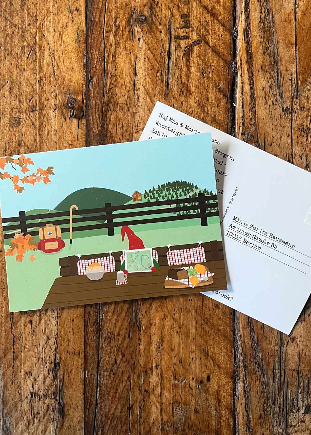 postkartenset wichtel rejse 6