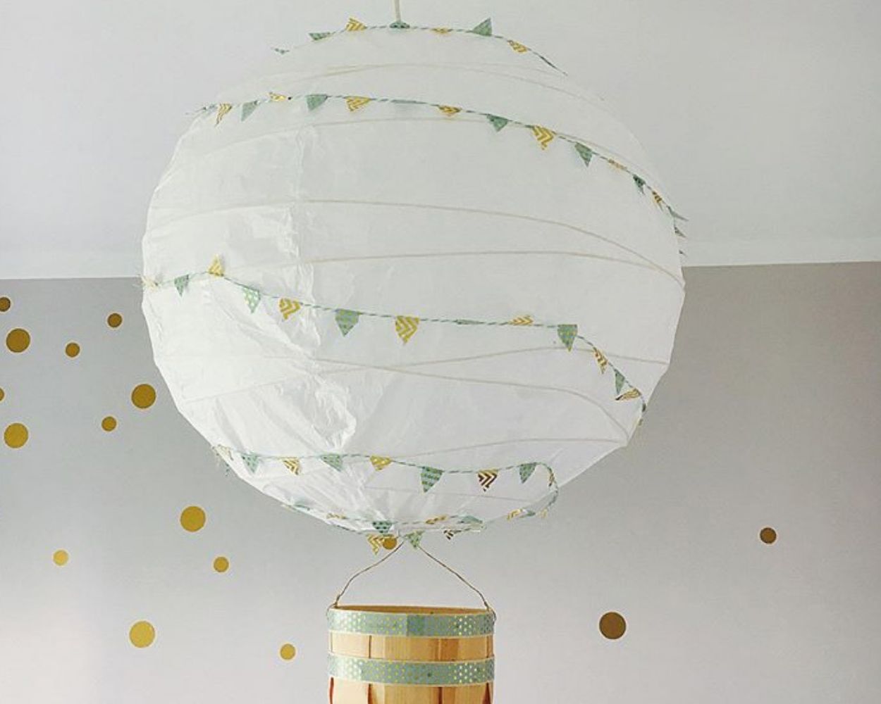 Ikea Regolit DIY Heissluftballon Ikea Regolit DIY Heissluftballon