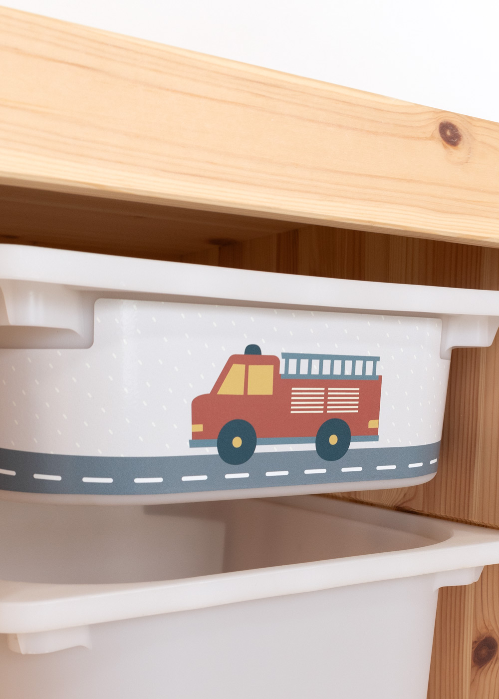 Klebefolie für IKEA TROFAST Box Kopfseite Klebefolie für IKEA TROFAST Box Kopfseite