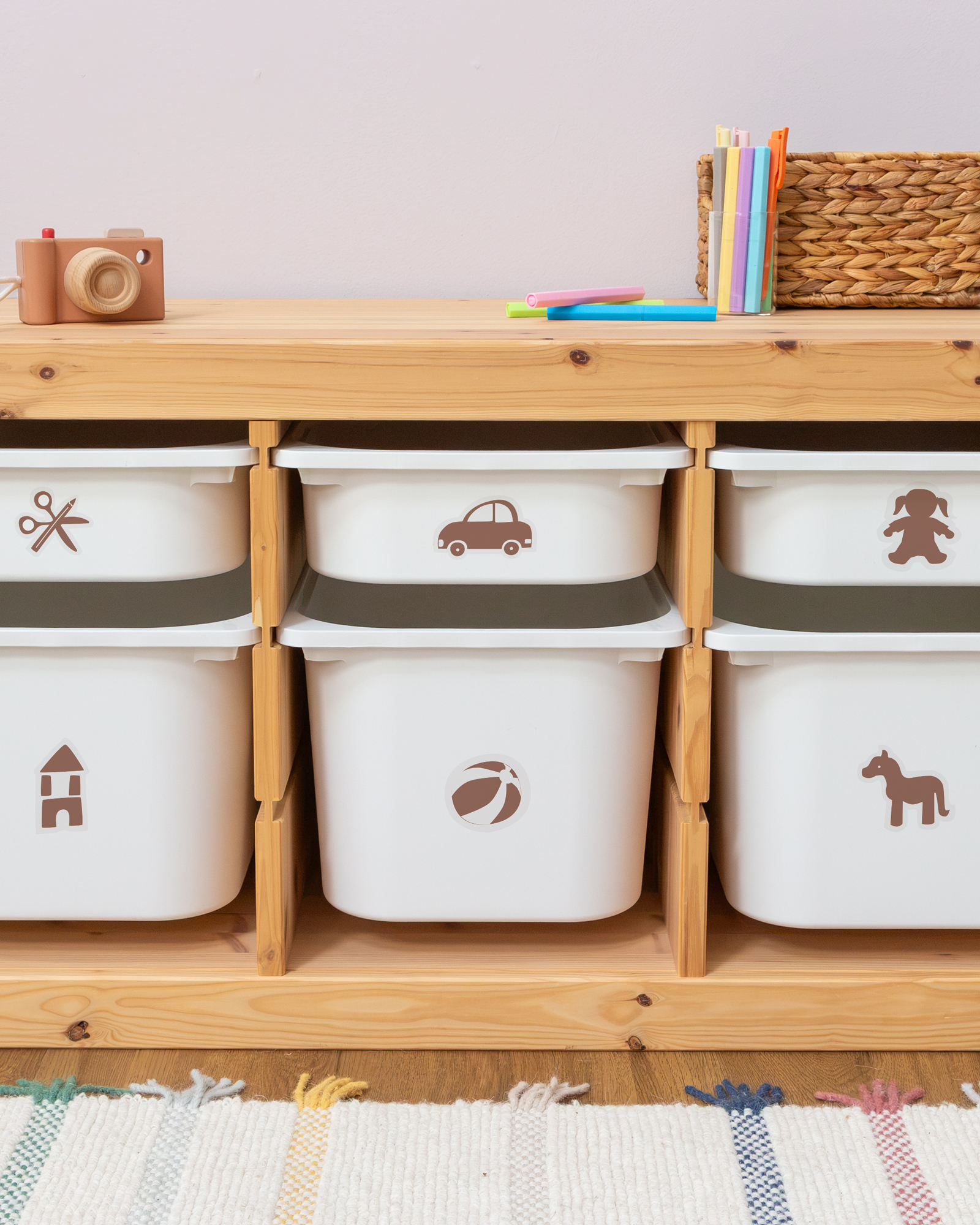 Kunststoffboxen, Aufbewahrung, Wäschekorb, Dekor, Kinderzimmermöbel
