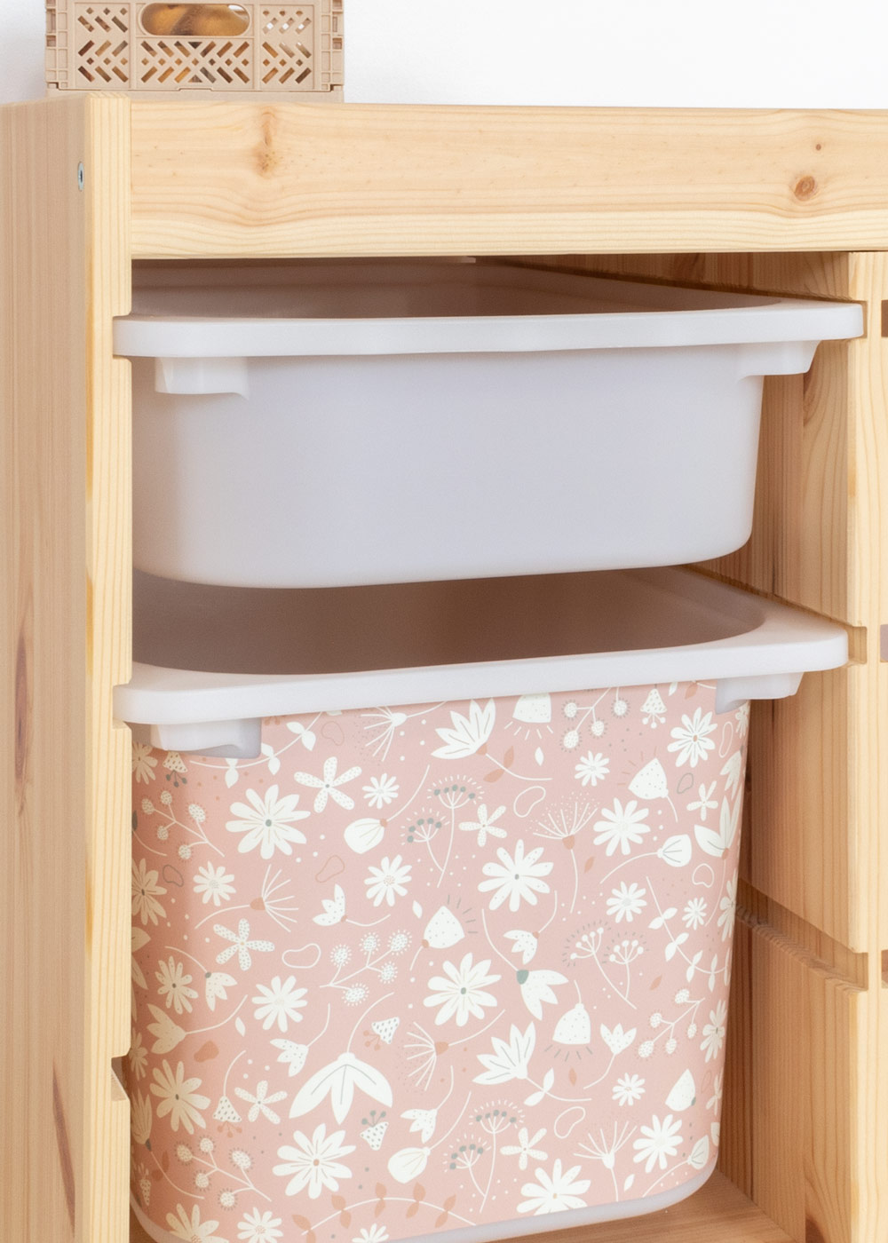 stickerset ikea trofast box mittel blumig blush 0