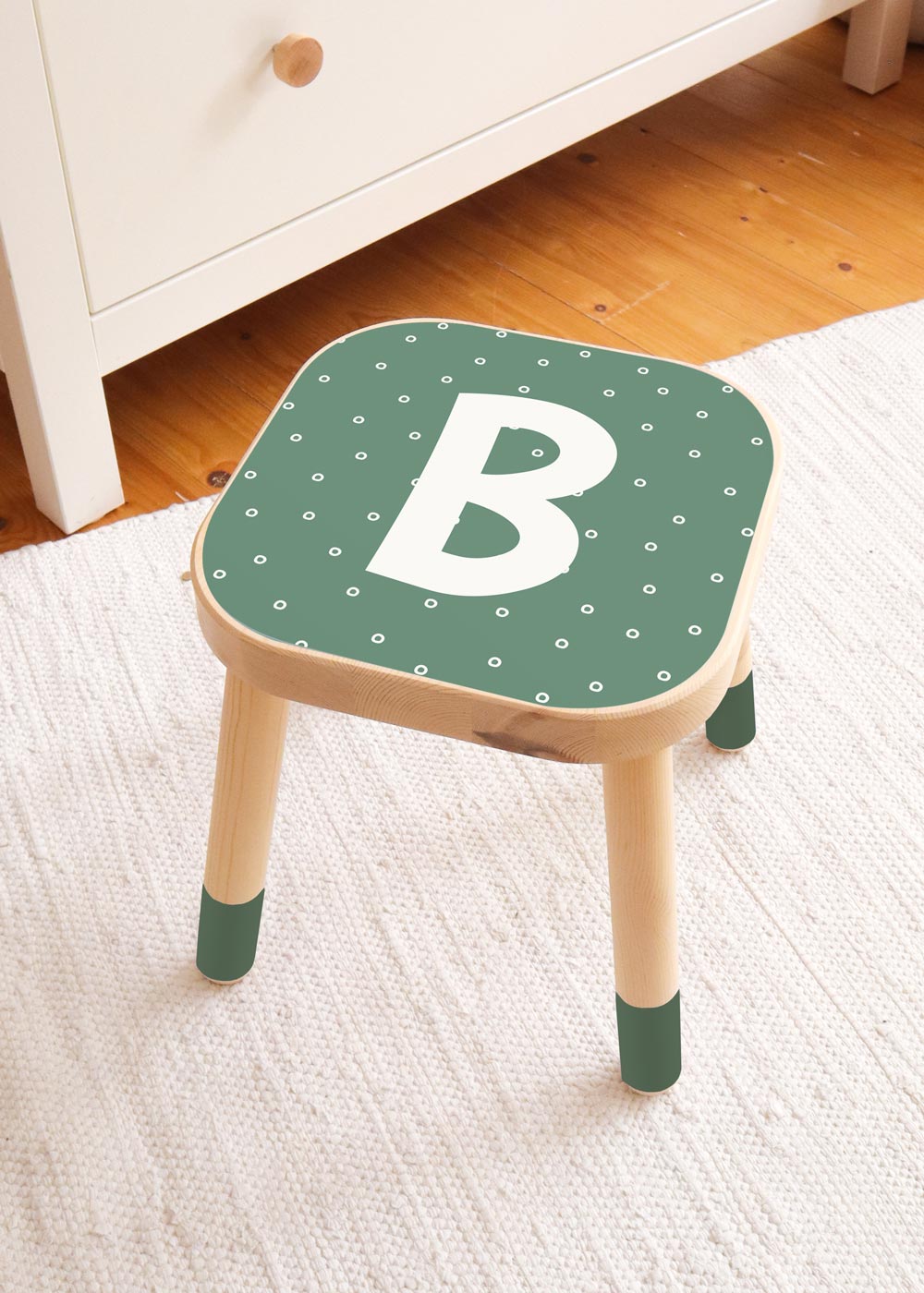 klebefolie ikea flisat kinderhocker alfabet moos 0