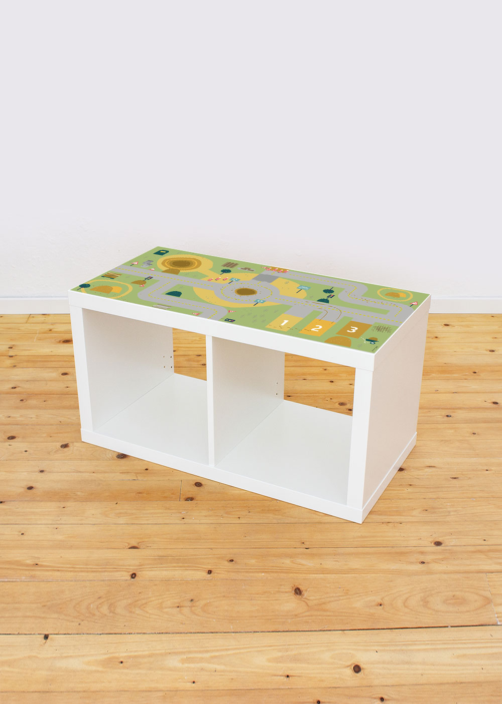 klebefolie ikea kallax regal bauplats 2fach 1