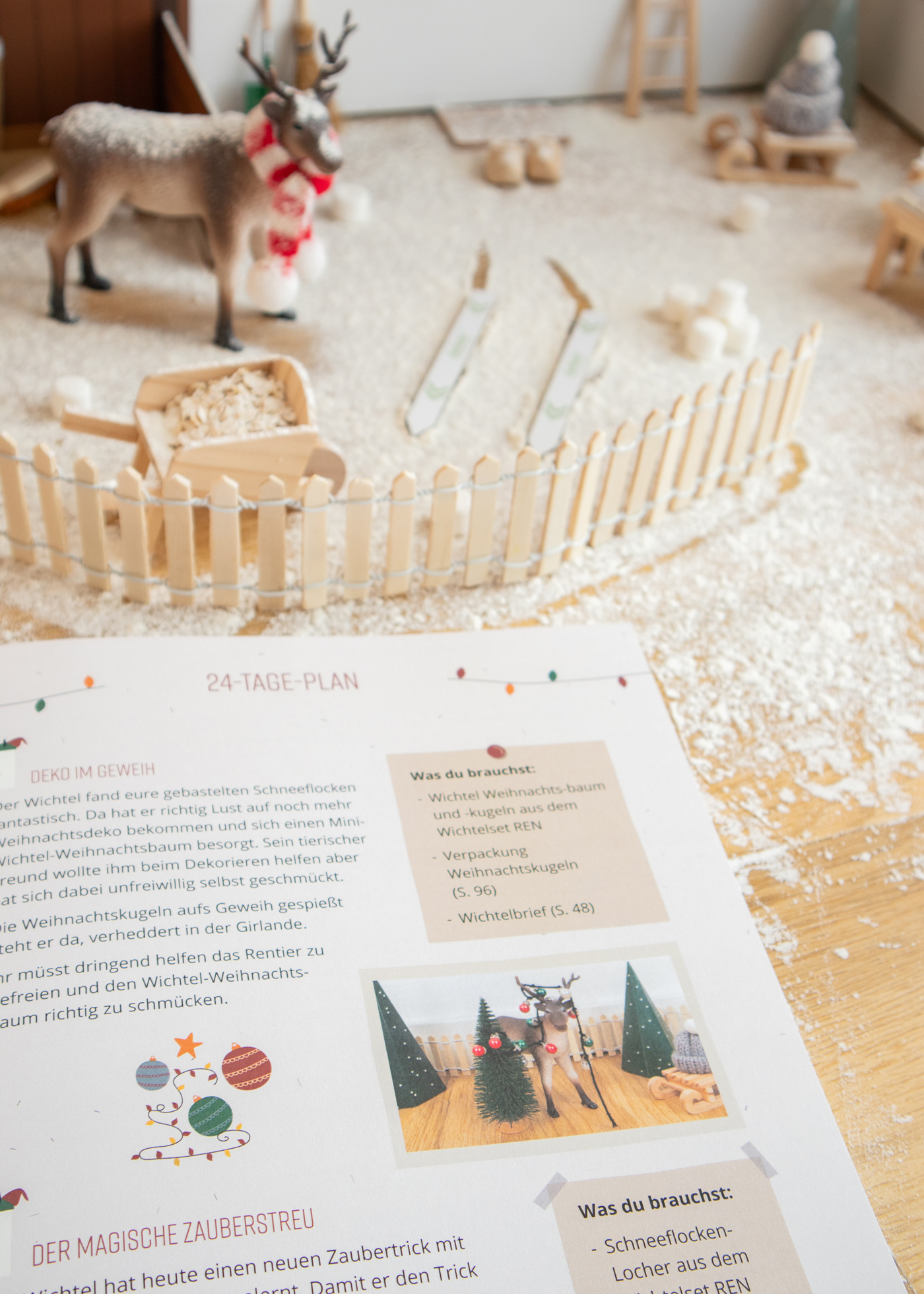 Weihnachtswichtel Zubehör Handbuch Das Handbuch für die Wichteltür bei Limmaland