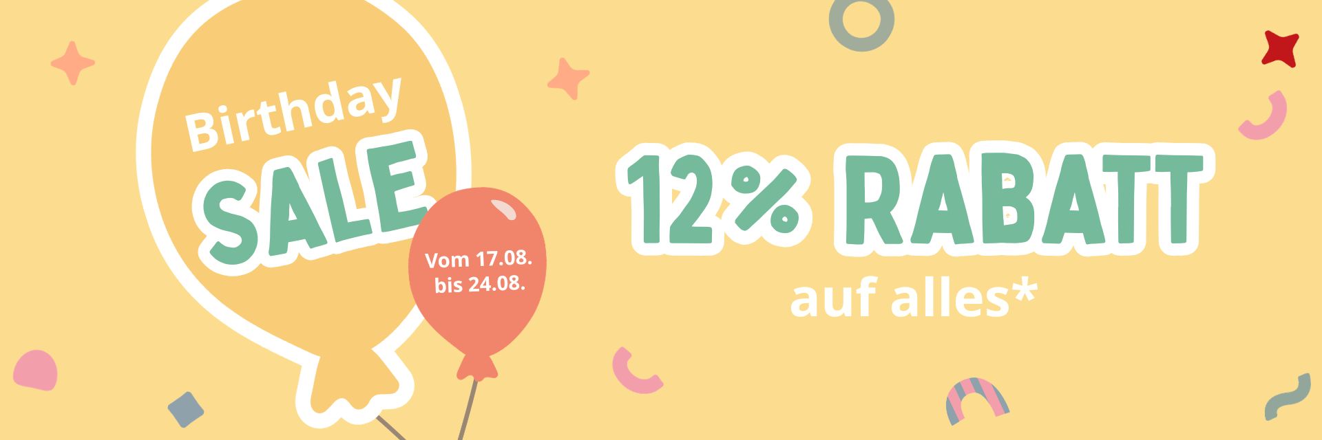 Birthday Sale