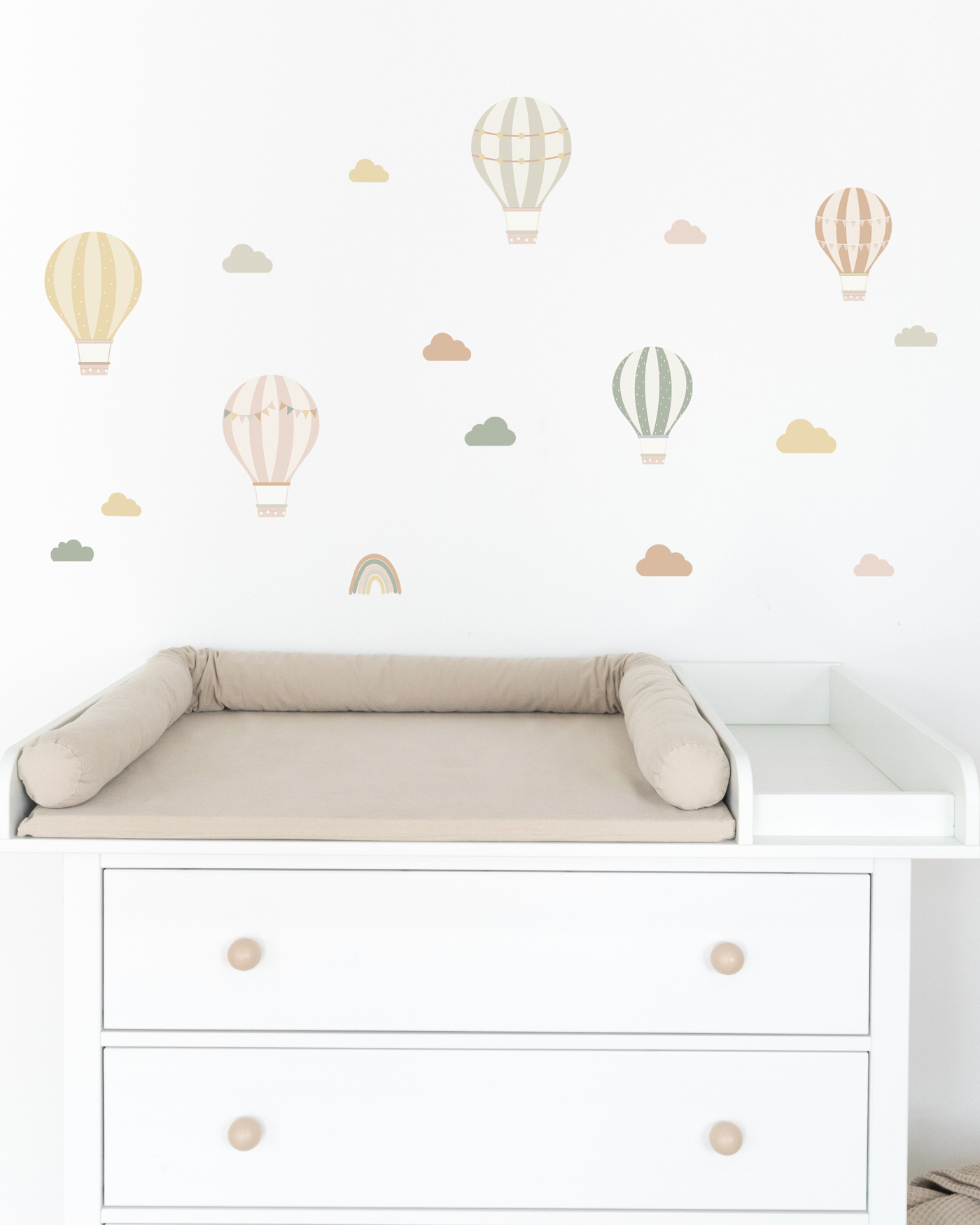 stickerset ballong beige eukalyptus 1