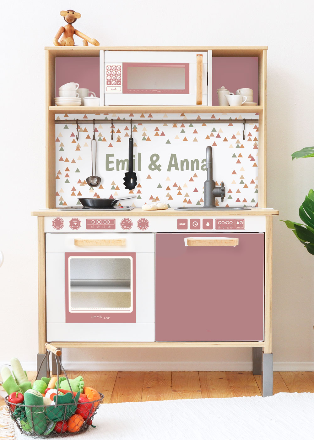 klebefolie ikea duktig kinderkueche koekset rosenholz 1