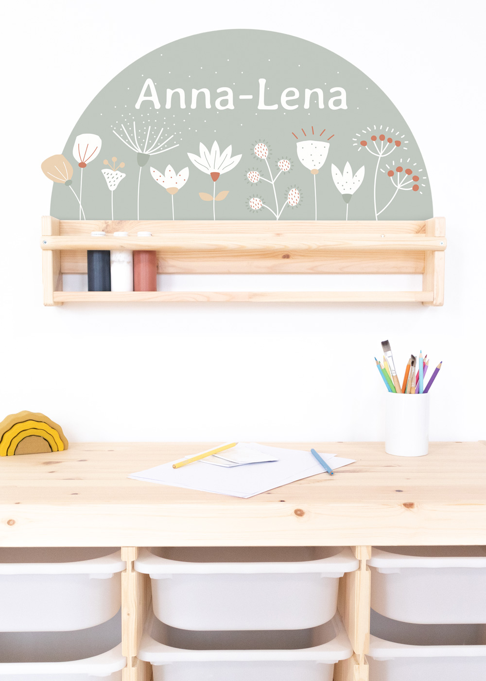 klebefolie ikea flisat bilderleiste blumig eukalyptus personalisiert 3