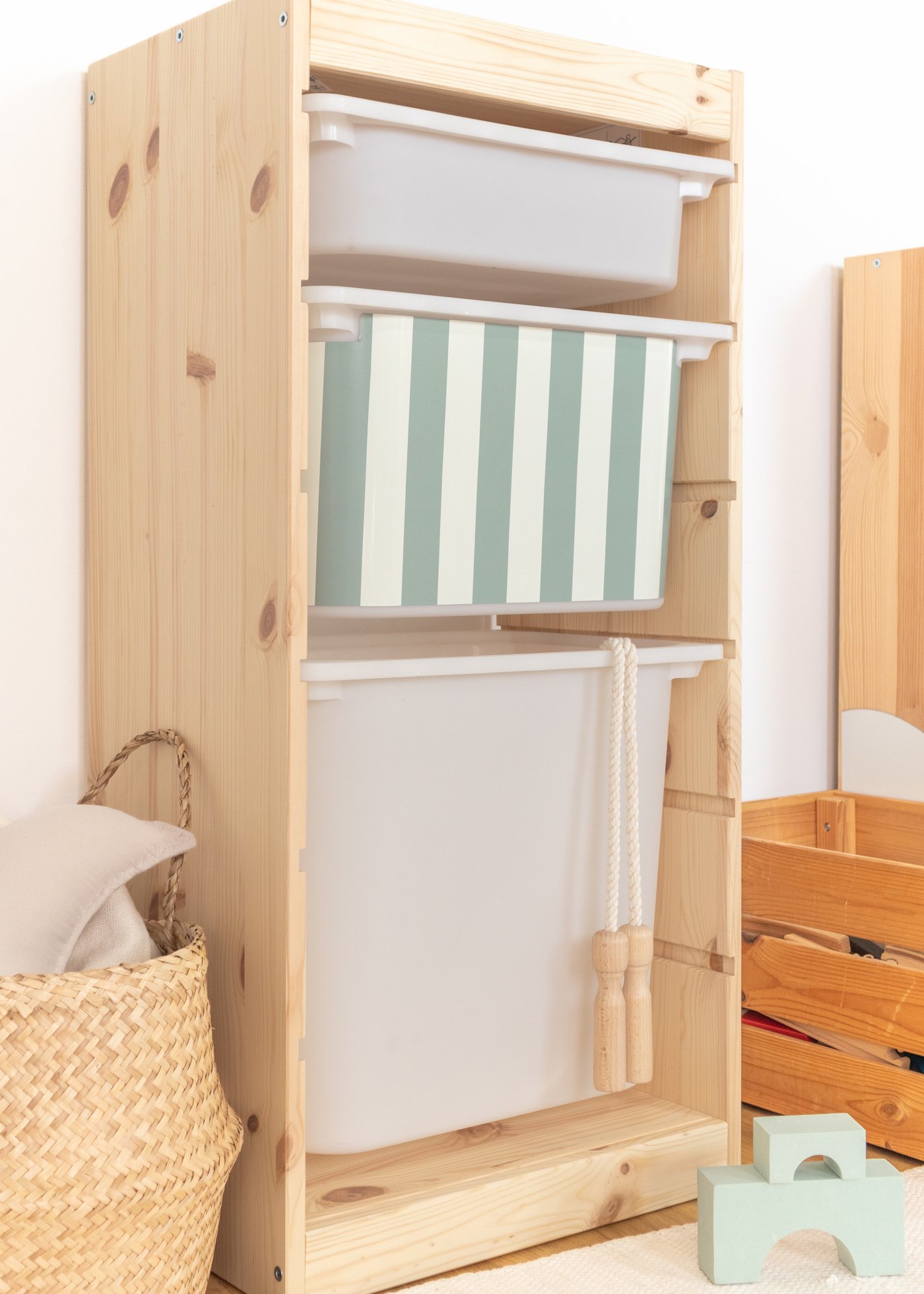 stickerset ikea trofast box mittel laengsseite vichy streifig eukalyptus 3 stickerset ikea trofast box mittel laengsseite vichy streifig eukalyptus