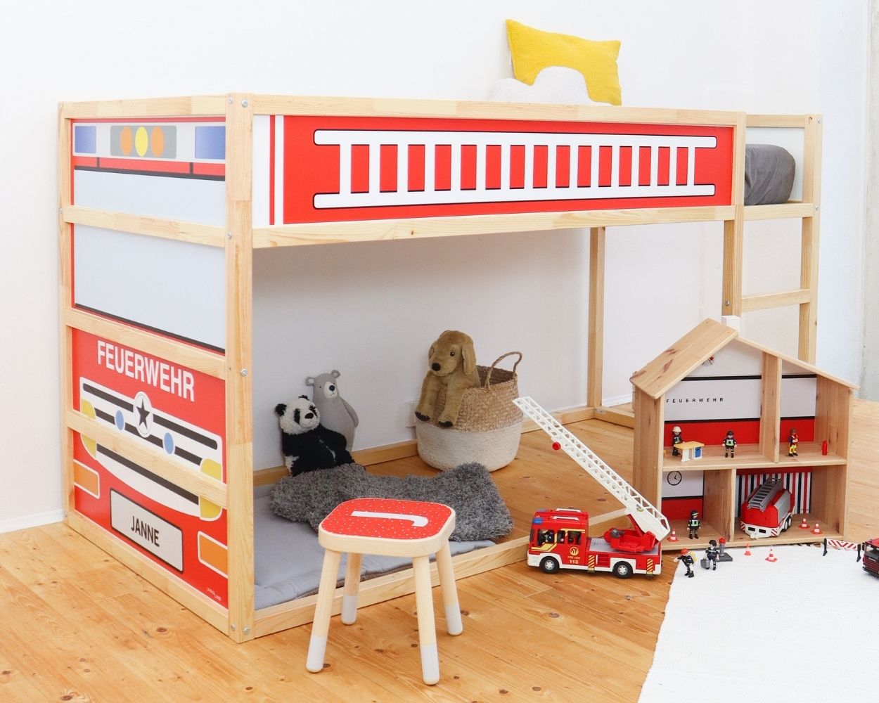 Kinderzimmer Feuerwehr Kinderbett Kinderzimmer Feuerwehr Kinderbett