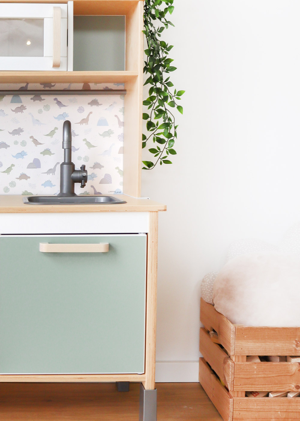 klebefolie ikea duktig kinderkueche dino eukalyptus 5