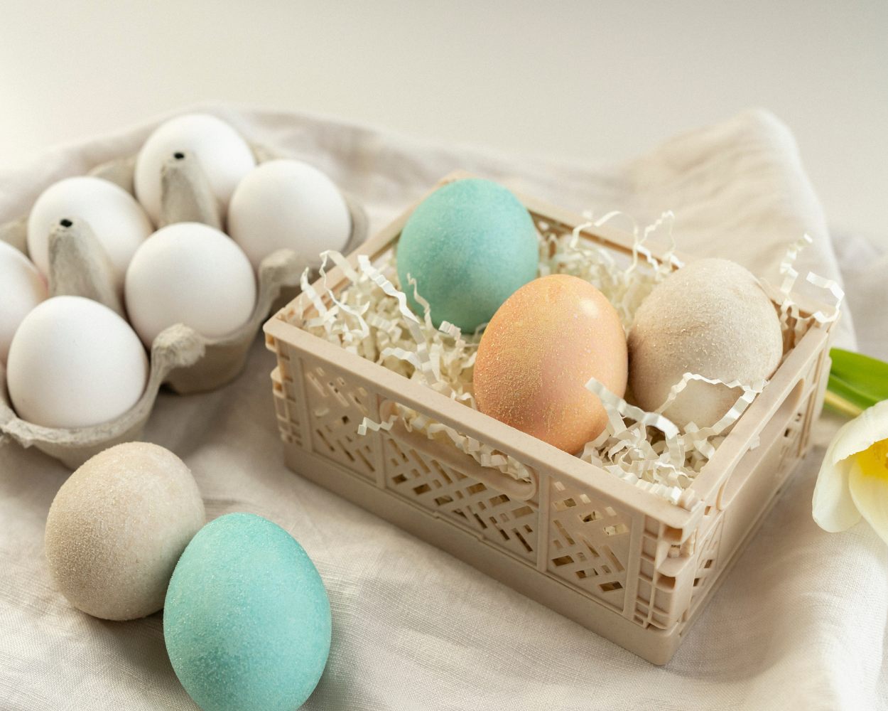 glitzer Ostereier glitzer Ostereier