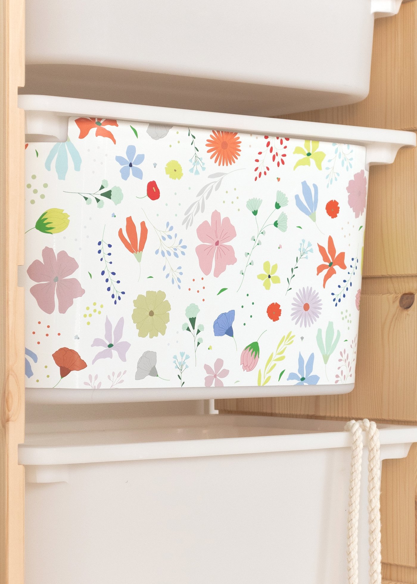 stickerset ikea trofast box mittel laengsseite blumig bunt 1 stickerset ikea trofast box mittel laengsseite blumig bunt