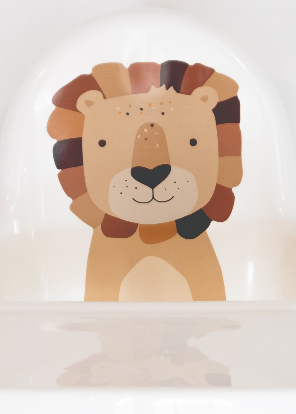 Klebefolie für IKEA ANTILOP Hochstuhl mit Tiermotiv Löwe selbstklebend Ikea Zubehör