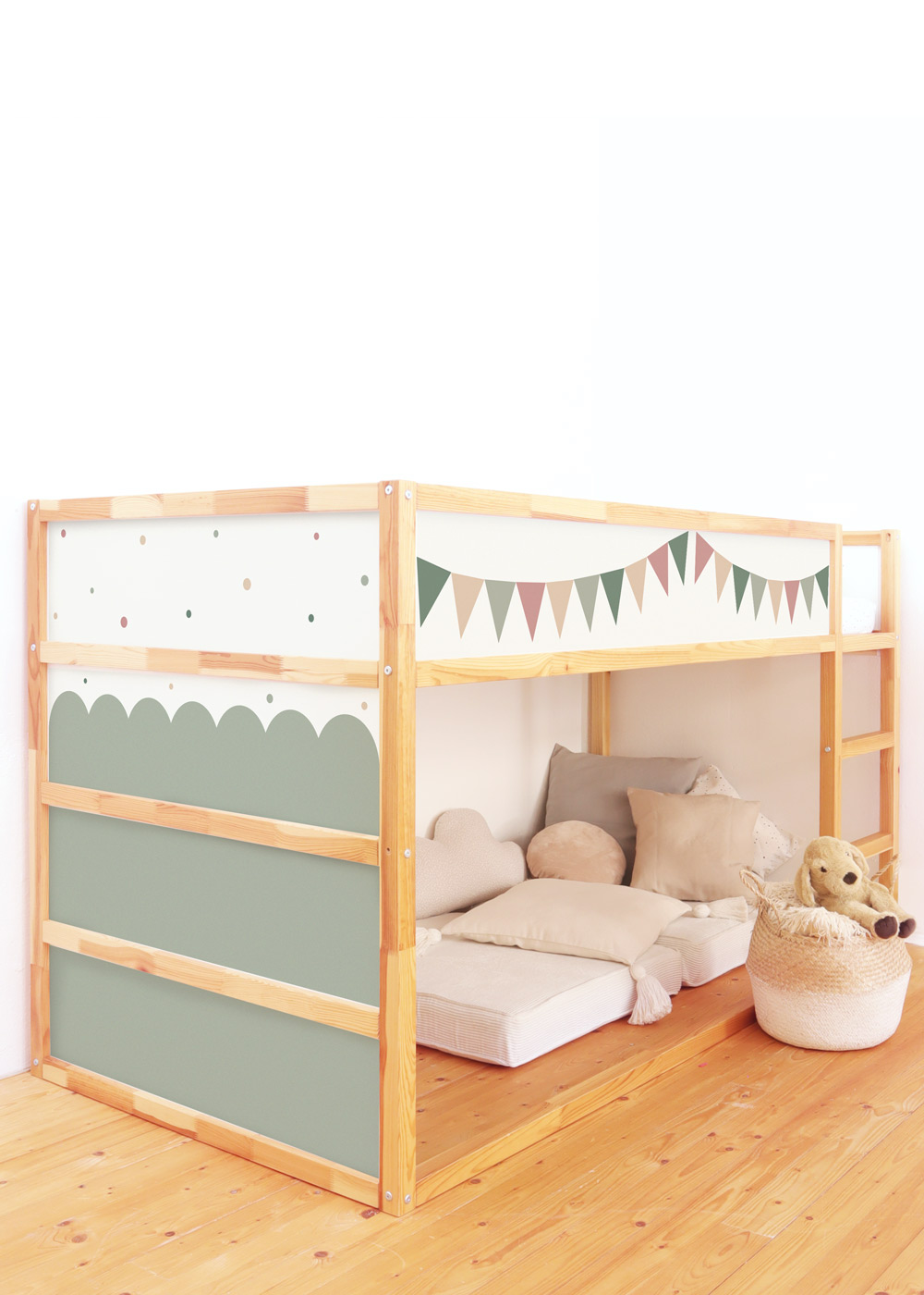 klebefolie ikea kura hochbett vimpel eukalyptus 5er set 0