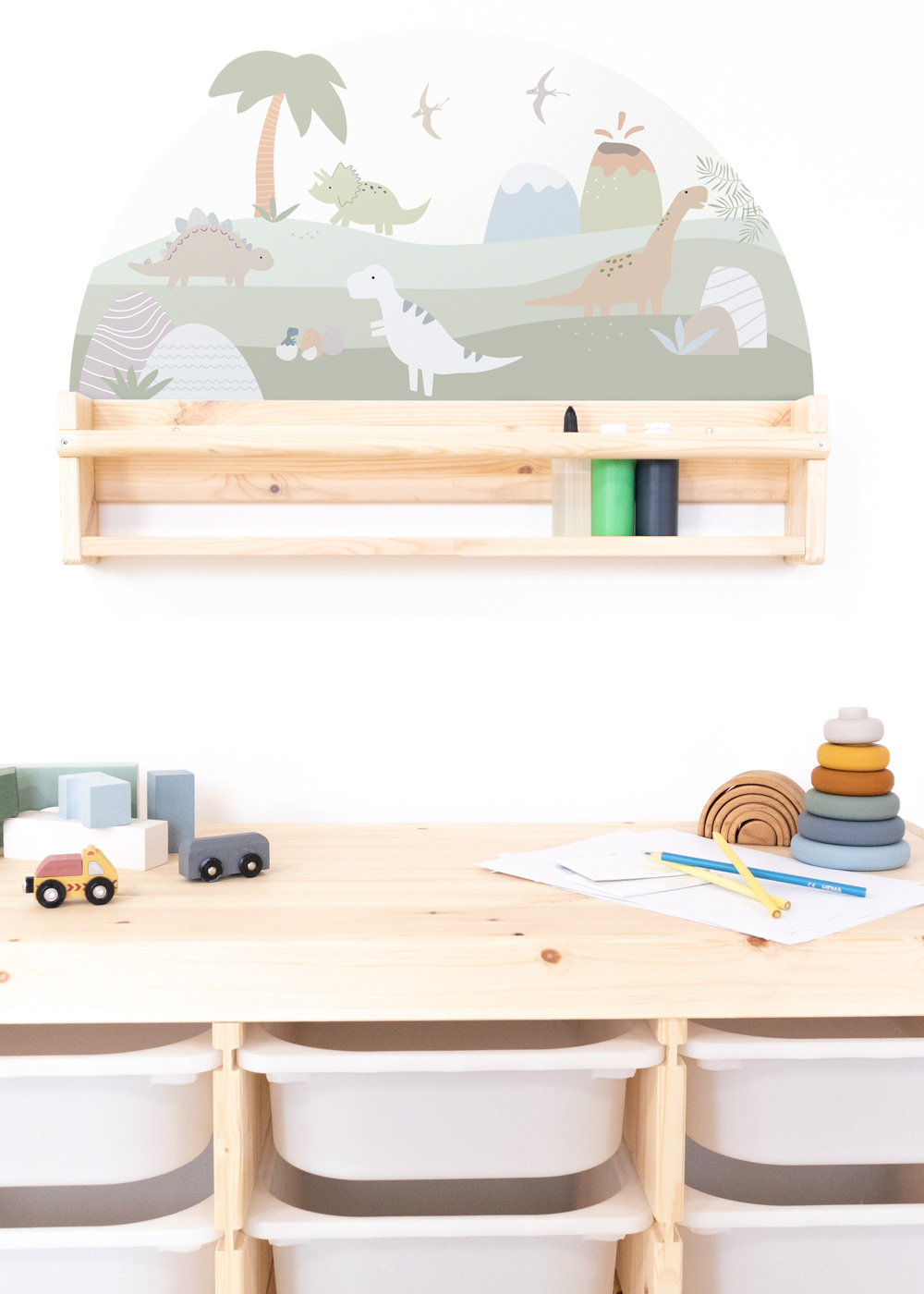 klebefolie ikea flisat bilderleiste dino 2