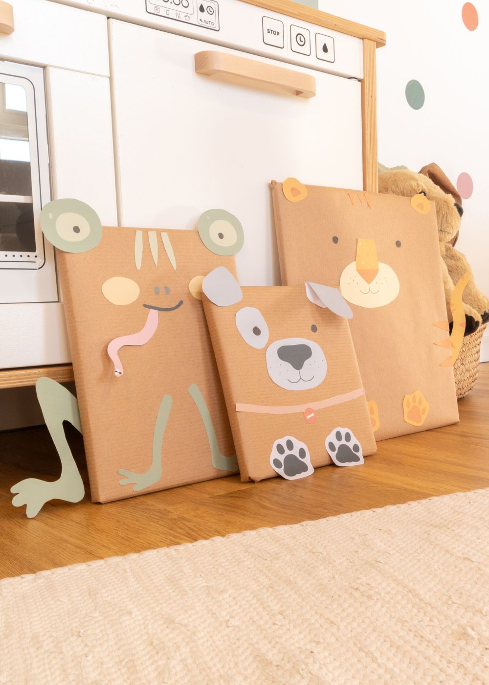 Geschenke einpacken für Kinder