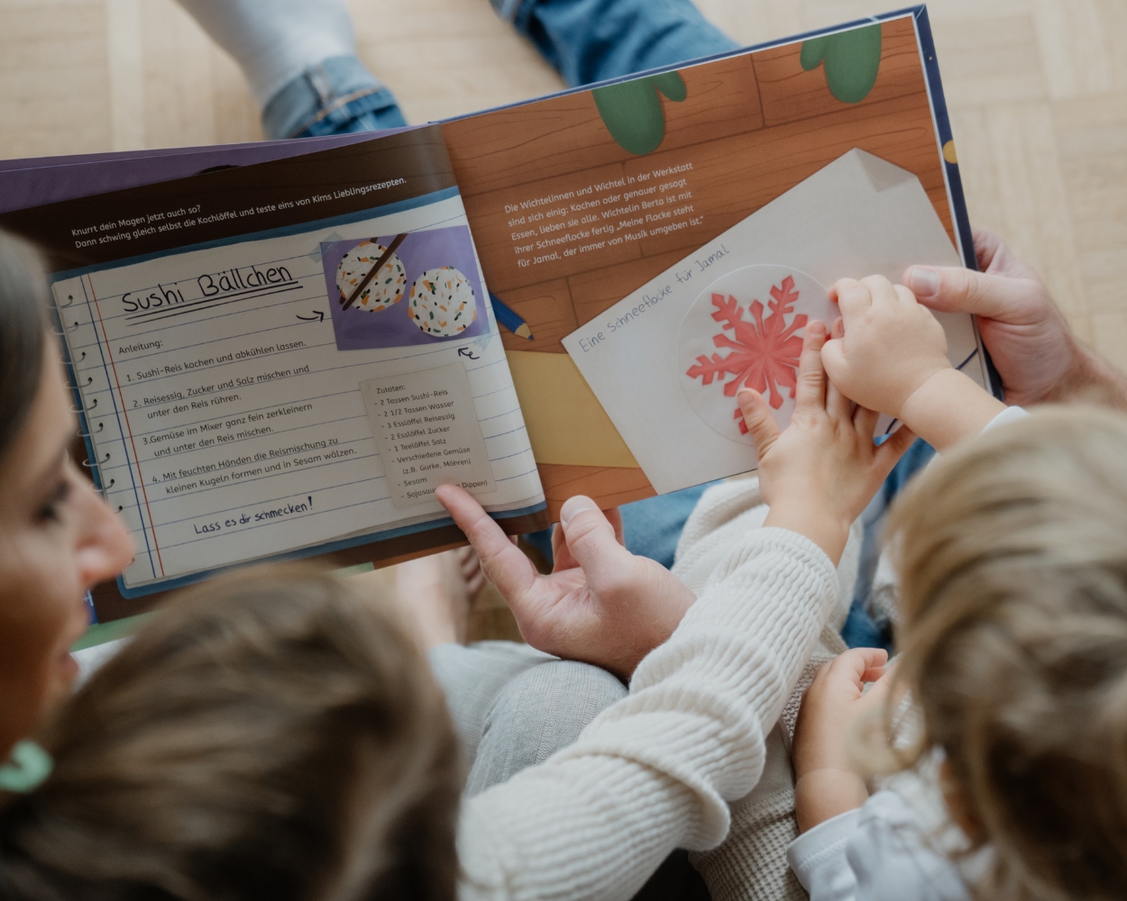 Interaktives Wichtelbuch mit kreativen DIY-Ideen für Weihnachten Interaktives Wichtelbuch mit kreativen DIY-Ideen für Weihnachten