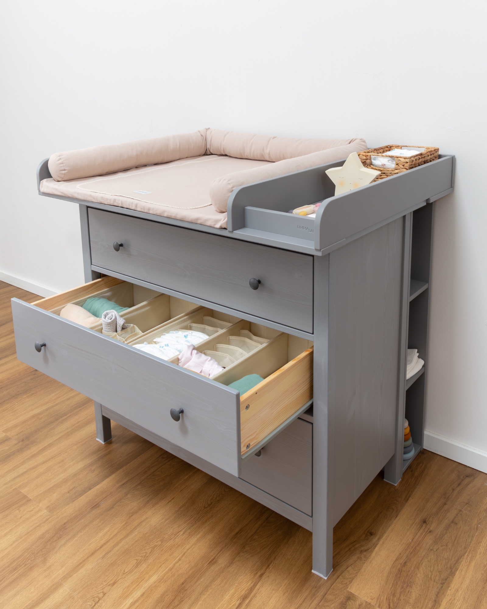 wickelkommode ikea hemnes 108 set grau premium pure beige 019