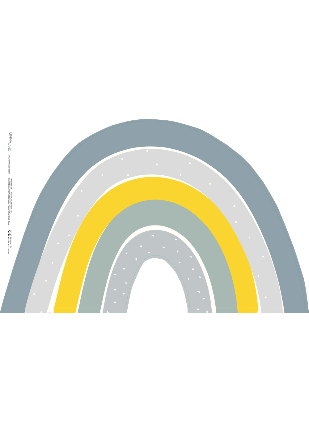 klebefolie ikea mosslanda bilderleiste vielfalt regenbogen nordisch blau 3